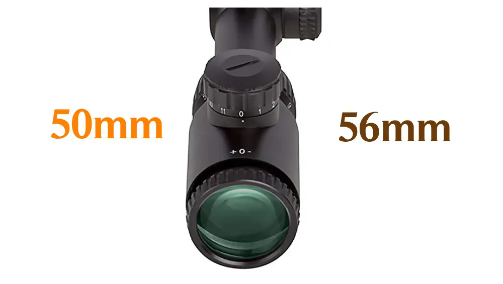 50mm vs 56mm Scope Comparison [Which is Better?] » Tacticol