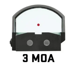 3 vs 6 moa red dot