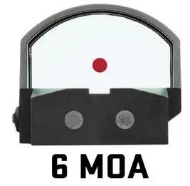 3 moa vs 6 moa red dot